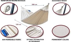 Hangmat Met Standaard – 1 Persoons – EXTRA STABIEL Frame Tot 120 Kg - Indela -Tuinmeubel Verkoop 1200x724 3