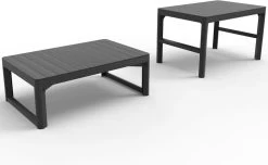 Allibert Lyon Tuintafel - 116x71,5x66/40 Cm - Grafiet -Tuinmeubel Verkoop 1200x738 1