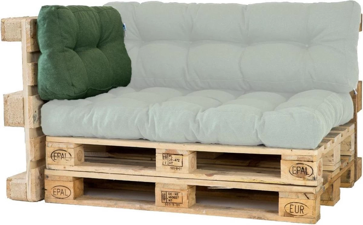 2L Home & Garden Rugkussen Metro Olijf - 60 X 40cm 4 2L Home & Garden Rugkussen Metro Olijf - 60 X 40cm - Afbeelding 2