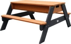 AXI Nick Zand & Water Picknicktafel In Antraciet/Bruin - Parasol Blauw/Wit - Picknick Tafel Voor Kinderen Van Hout -Tuinmeubel Verkoop 1200x745