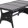 Casaria Polyrattan Tuintafel - WPC Tafelblad 190x90x74 Cm – Zwart -Tuinmeubel Verkoop 1200x777 1