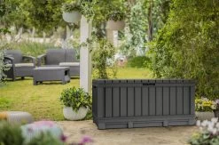 Keter Kentwood Opbergbox - 128x53.6x59 Cm - 350 L - Grafiet -Tuinmeubel Verkoop 1200x792 4