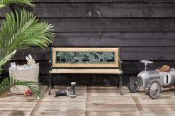 LIFA GARDEN Tuinbank Voor 2 Kinderen | Kinderbank Van Onbewerkt Hout En Ijzer | Nostalgische Tuinbank Met Jungle Afbeelding In De Rugleuning | Tuinbank Om Te Beitsen | 82 X 39 X 50 Cm -Tuinmeubel Verkoop 1200x799 18