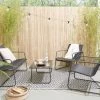 909 Outdoor Tuinset Camilla - 4-delig - Dubbele Zitbank - 2 Stoelen - Tafel - Stalenframe -Tuinmeubel Verkoop 1200x799 27