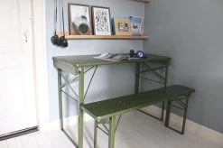 MaximaVida Inklapbare Biertafel Berlijn 120 X 50 Cm Olijfgroen - FSC Hout -Tuinmeubel Verkoop 1200x799 31