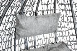 Hangstoel - Ei Stoel - Met Grijze Standaard & Kussens - Tot 125kg -Tuinmeubel Verkoop 1200x800 10