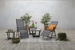 Garden Impressions - Sol Verstelbare Tuinstoel - Aluminium - Zwart -Tuinmeubel Verkoop 1200x800 20