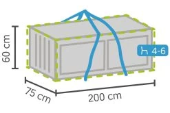 Opbergtas Voor Tuinmeubelkussens - 200 X 75 X 60 Cm (4 – 6 Lounge- Tuinkussens) - Grijs / Antraciet 16 Opbergtas Voor Tuinmeubelkussens - 200 X 75 X 60 Cm (4 – 6 Lounge- Tuinkussens) - Grijs / Antraciet -Tuinmeubel Verkoop 1200x800 201