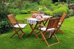 Merkloos Luxe Tuinset 'Sydney' - 5-delig - Acaciahout - FSC Gecertificeerd -Tuinmeubel Verkoop 1200x800 230