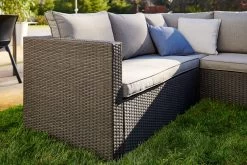 Central Park Hoekbank Loungeset Alea Grijs Staal/riet 3-delig -Tuinmeubel Verkoop 1200x800 257
