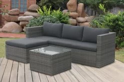 MaxxGarden Loungeset – Rattan Hoekset - 4 Persoons - Incl. Salontafel - Grijs 11 MaxxGarden Loungeset – Rattan Hoekset - 4 Persoons - Incl. Salontafel - Grijs -Tuinmeubel Verkoop 1200x800 264