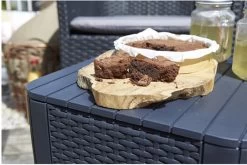 ALLIBERT Keter Luzon Opbergtafel - 39x39x43cm - Donkergrijs -Tuinmeubel Verkoop 1200x801