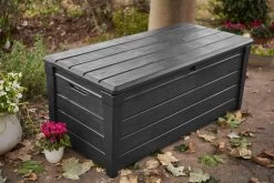 Keter Brightwood Opbergbox - 455L - 145x69,7x60,3 Cm - Grafiet -Tuinmeubel Verkoop 1200x801 5
