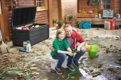 Keter Brightwood Opbergbox - 455L - 145x69,7x60,3 Cm - Grafiet -Tuinmeubel Verkoop 1200x801 6