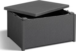 Allibert Arica Tuintafel - 79x59,5x42 Cm - Grafiet -Tuinmeubel Verkoop 1200x807 2