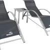 MaxxGarden Ligbed Set - 2 Stuks Zwart - Met Tafel - Sun Loungers - Loungebed -Tuinmeubel Verkoop 1200x809 1