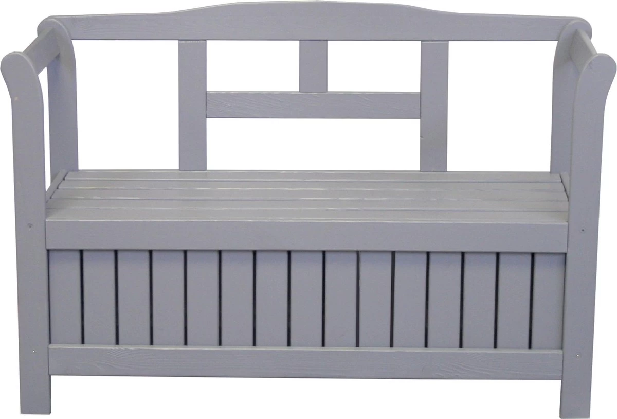 SenS-Line - Tuinbank - Pinokkio Houten Bankje - 113 X 40 X 75 Cm - Grijs 4 SenS-Line - Tuinbank - Pinokkio Houten Bankje - 113 X 40 X 75 Cm - Grijs - Afbeelding 2