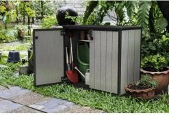 Keter Patio Store Opbergkast - 139,5x77x120cm - Grijs -Tuinmeubel Verkoop 1200x817 2
