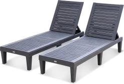 Set Van 2 Ligstoelen, PIA, Ligstoel Met Verschillende Standen, Van Kunststof, Zwart 9 Set Van 2 Ligstoelen, PIA, Ligstoel Met Verschillende Standen, Van Kunststof, Zwart -Tuinmeubel Verkoop 1200x820 2