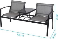 Pro Garden ProGarden Tuinbankje Met Tafel Tweepersoons -Tuinmeubel Verkoop 1200x820 4