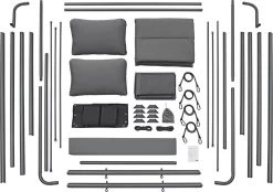 Schommelbank / Ligbank Kassandra - Donkergrijs -Tuinmeubel Verkoop 1200x846 2