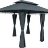 Casaria Paviljoen Topas 3x4m - UV-bescherming 50+ - Antraciet -Tuinmeubel Verkoop 1200x847