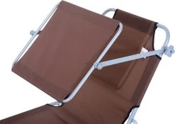 Outsunny Ligstoel Ligbank Voor Buiten Ligstoel Voor Op Het Strand Inklapbaar Met Zonnedak 3 Kleuren 84B-001 -Tuinmeubel Verkoop 1200x849