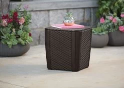 ALLIBERT Keter Luzon Opbergtafel - 39x39x43cm - Donkergrijs -Tuinmeubel Verkoop 1200x857 5