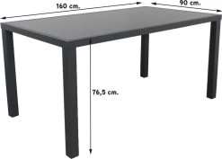 Hartman Napoli/Alma 160 Cm. Tuinset - 5-delig Verstelbaar -Tuinmeubel Verkoop 1200x858 2