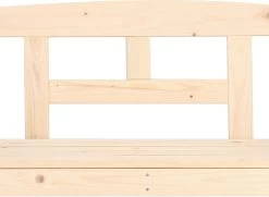Merkloos Springos Tuinbank | Tuinbankje | Zitbank Buiten | Naaldhout | 119 X 78 X 45 Cm | Licht -Tuinmeubel Verkoop 1200x881