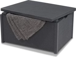 Allibert Arica Tuintafel - 79x59,5x42 Cm - Grafiet -Tuinmeubel Verkoop 1200x892