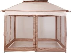 Outsunny Paviljoen Met Zijwanden Partytent Tuintent Popup 3,25 X 3,25 M Khaki 840-166 -Tuinmeubel Verkoop 1200x893 9