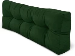 Beautissu Style – Palletkussen Set – 1x Zitkussen 120x80 Cm & 1x Rugkussen 120x40 Cm – Donker Groen -Tuinmeubel Verkoop 1200x895 4