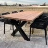 Tuintafel Douglas 220 Cm X 90 Cm | Stalen Poten | + Montage | Duurzame Eettafel | Onderhoudsarm 6-8 Personen | Geschaafd Hout | DuuMaa -Tuinmeubel Verkoop 1200x899 15