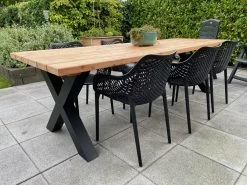 Tuintafel Douglas 220 Cm X 90 Cm | Stalen Poten | + Montage | Duurzame Eettafel | Onderhoudsarm 6-8 Personen | Geschaafd Hout | DuuMaa 10 Tuintafel Douglas 220 Cm X 90 Cm | Stalen Poten | + Montage | Duurzame Eettafel | Onderhoudsarm 6-8 Personen | Geschaafd Hout | DuuMaa -Tuinmeubel Verkoop 1200x899 17