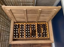 Kleine Teakhouten Tuinbank Met Opbergruimte - 100 X 60 X 90 Cm - Duurzaam Teakhout - Blijft Strak En Mooi - Sterke Constructie Om Lang Mee Te Gaan -Tuinmeubel Verkoop 1200x899 3