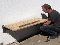 MaximaVida Opklapbare Gevelbank Jordaan 100 Cm- FSC Eikenhout -Tuinmeubel Verkoop 1200x900 10