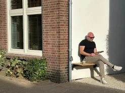 MaximaVida Opklapbare Gevelbank Jordaan 100 Cm- FSC Eikenhout -Tuinmeubel Verkoop 1200x900 12