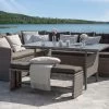 Beliani VITERBO - Loungeset Voor 8 - Grijs - PE Rotan -Tuinmeubel Verkoop 1200x900 38