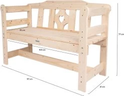 MaximaVida Tuinbank Amelie 120 Cm - FSC Vurenhout -Tuinmeubel Verkoop 1200x922 4