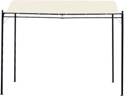 Outsunny Pergola Partytent Paviljoen Overkapping Tent Metaal Crème 297x297 Cm 84C-038 -Tuinmeubel Verkoop 1200x923 3