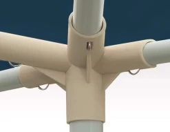 MaxxGarden Partytent Feesttent Paviljoen - 300 X 400 X 250 Cm - Zijwanden - Blauw -Tuinmeubel Verkoop 1200x926 5