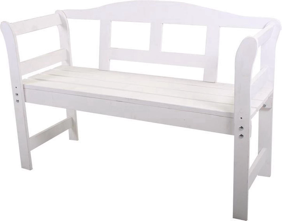 SenS-Line Friesen Tuinbank - Hout - Wit 21 SenS-Line Friesen Tuinbank - Hout - Wit - Afbeelding 19