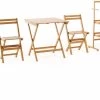 Bistro Set Hout Balkonset FSC – Patio Set Tuin – Houten Frans Tuinsetje – Kleine Tuinset – Complete Kleine Balkon Tafelset Met Gratis Bijzettafel – Hardhout FSC Balkonstoelen & Balkon Tafel - Tuintafel En Stoelen - Bistroset Van Hout – Balcony Set -Tuinmeubel Verkoop 1200x943 8