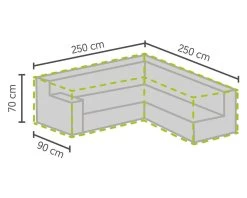 Weersbestendige Beschermhoes Voor Hoekbank | 250/90 X 250/90 X 70 Cm (L-vorm) - Tuinbank / L-Vorm -Waterdicht - Grijs 13 Weersbestendige Beschermhoes Voor Hoekbank | 250/90 X 250/90 X 70 Cm (L-vorm) - Tuinbank / L-Vorm -Waterdicht - Grijs -Tuinmeubel Verkoop 1200x960 10
