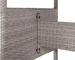 Beliani VITERBO - Loungeset Voor 8 - Grijs - PE Rotan -Tuinmeubel Verkoop 1200x965 1