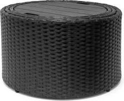 Casaria Polyrattan Zonne-Eiland Ø185cm – Incl. Kussens - Zwart Crème 24 Casaria Polyrattan Zonne-Eiland Ø185cm – Incl. Kussens - Zwart Crème -Tuinmeubel Verkoop 1200x976 2