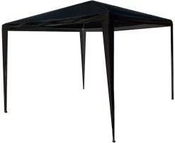 Partytent 3x3m Zwart Budget Zonder Zijwanden