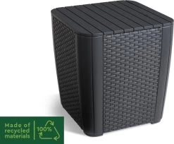 ALLIBERT Keter Luzon Opbergtafel - 39x39x43cm - Donkergrijs -Tuinmeubel Verkoop 1200x989 1