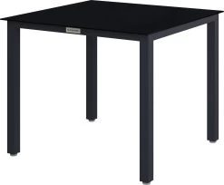 Casaria – Tuintafel – Aluminium – 90x90x75cm –Antraciet